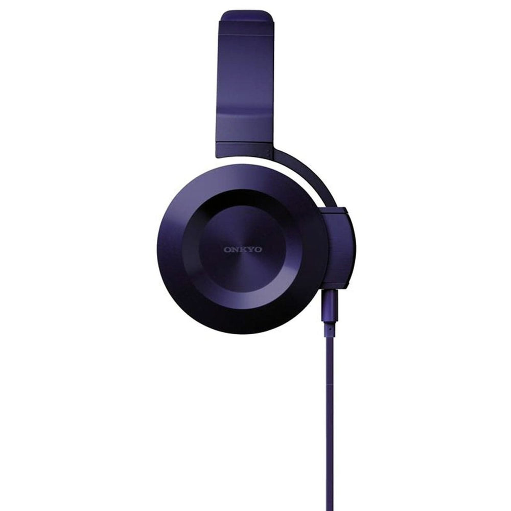 ONKYO ESFC300V Violet over-ear headphones with violet detachable cable | Atlantic Electrics - 39478302802143 