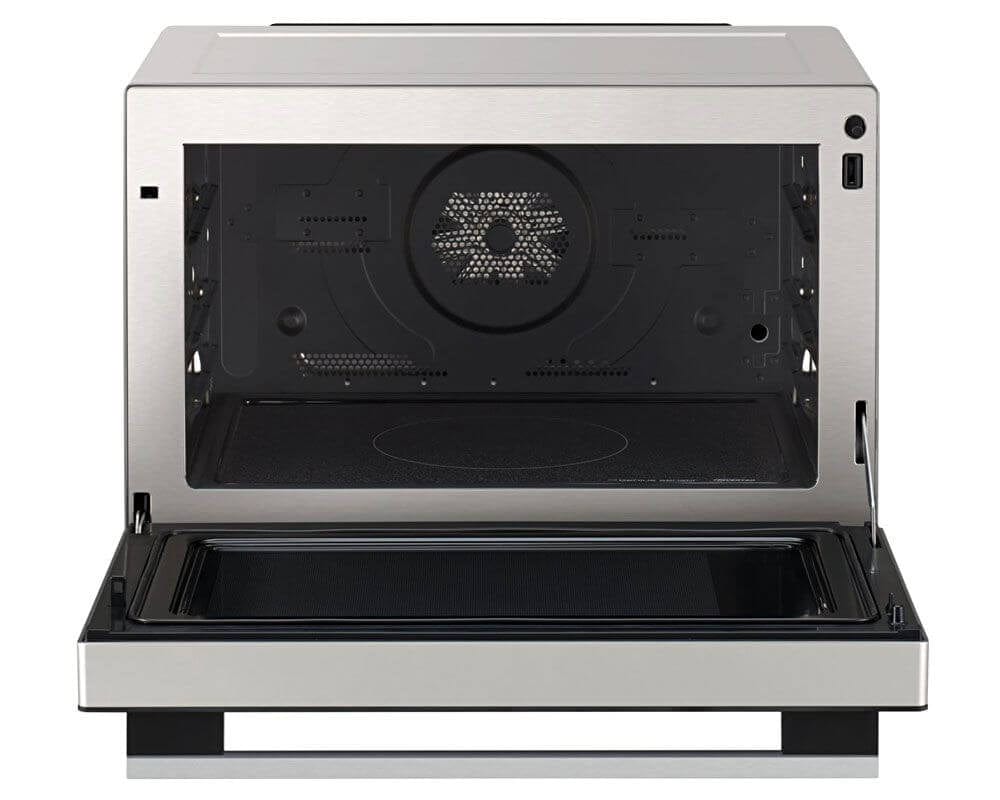 Panasonic NNCF87LBBPQ 31 Litre Combination Flatbed Microwave Oven - Metallic Silver - Atlantic Electrics - 39478306308319