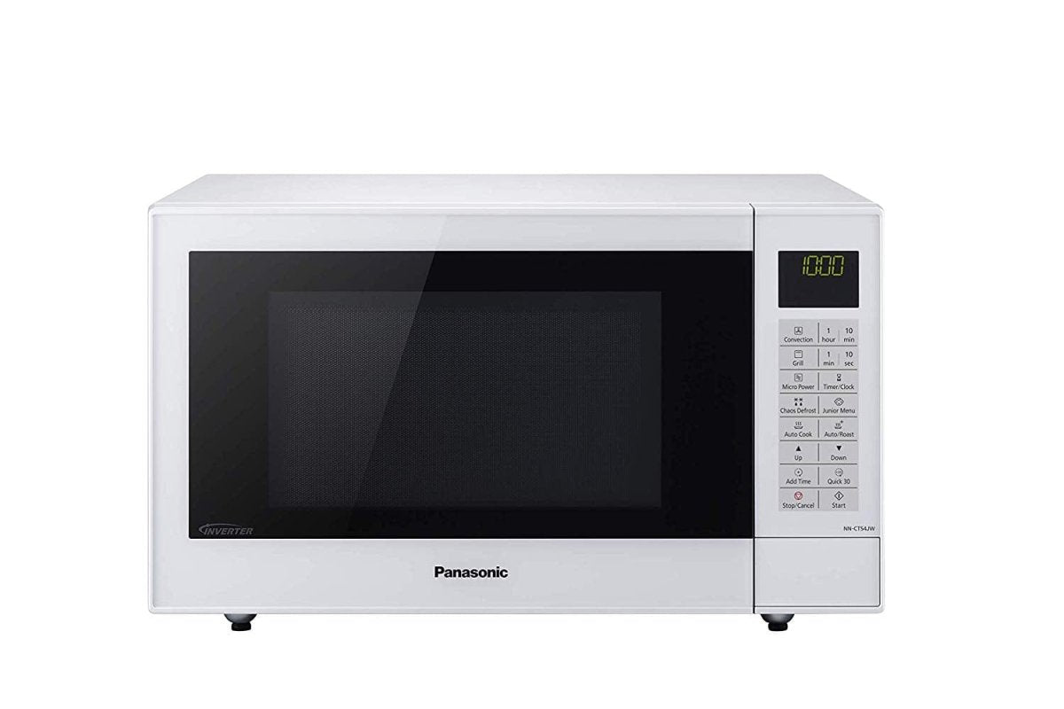 Panasonic NNCT54JWBPQ Microwave in White, Combination Microwave Oven 27 Litre | Atlantic Electrics