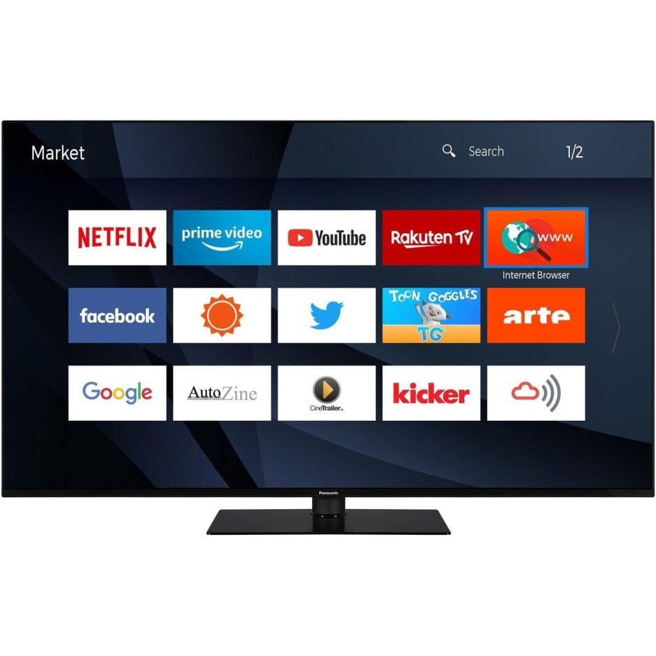 Panasonic TX50HX600B (2020) LED HDR 4K Ultra HD Smart TV, 50 inch with Freeview Play & Dolby Atmos, Black - Atlantic Electrics - 39478313877727