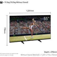 Thumbnail Panasonic TX55JX940B 55 Inch 4K Ultra HD HDR Smart TV with Dolby Vision & Dolby Atmos - 39478315778271