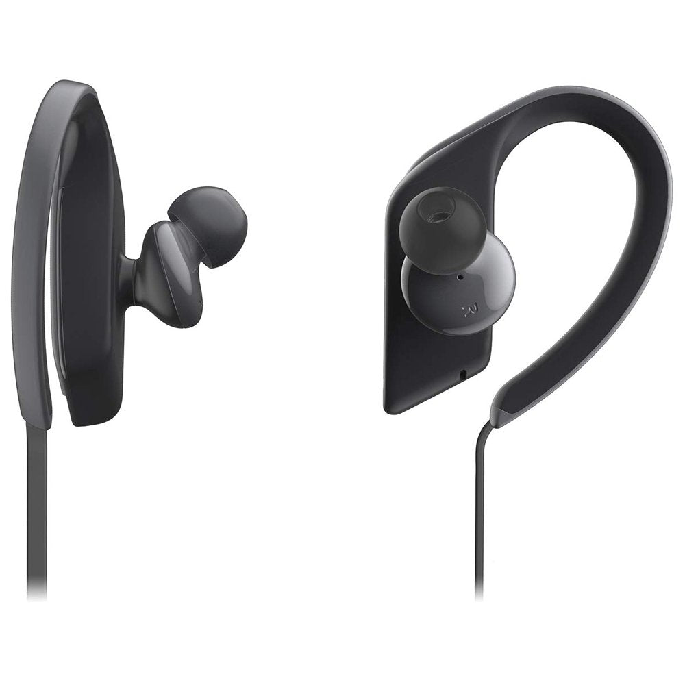 Panasonic Wings RPBTS35EK Cordless Neckband Water Resistant Bluetooth Earphones-Headphones - Black | Atlantic Electrics