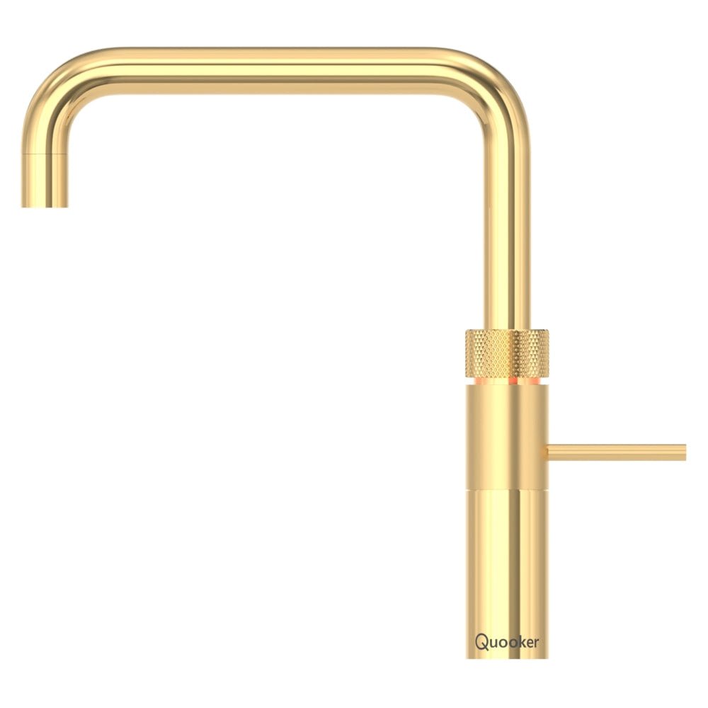 Quooker Fusion Square PRO3 Gold 3 in 1 Boiling Water Tap with 3 Liters Tank | Atlantic Electrics