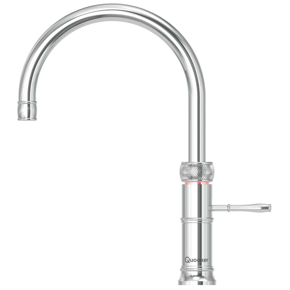 Quooker Classic Fusion Round PRO7 Chrome 3 in 1 Boiling Water Tap with 7 Liters Tank | Atlantic Electrics