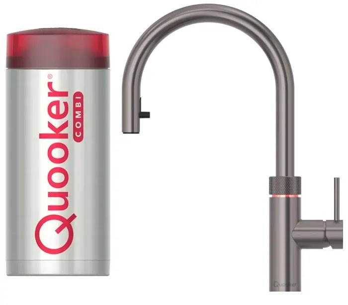Quooker Flex COMBI 2.2 Gunmetal 3 in 1 Boiling Water Tap with 7 Liters Tank | Atlantic Electrics