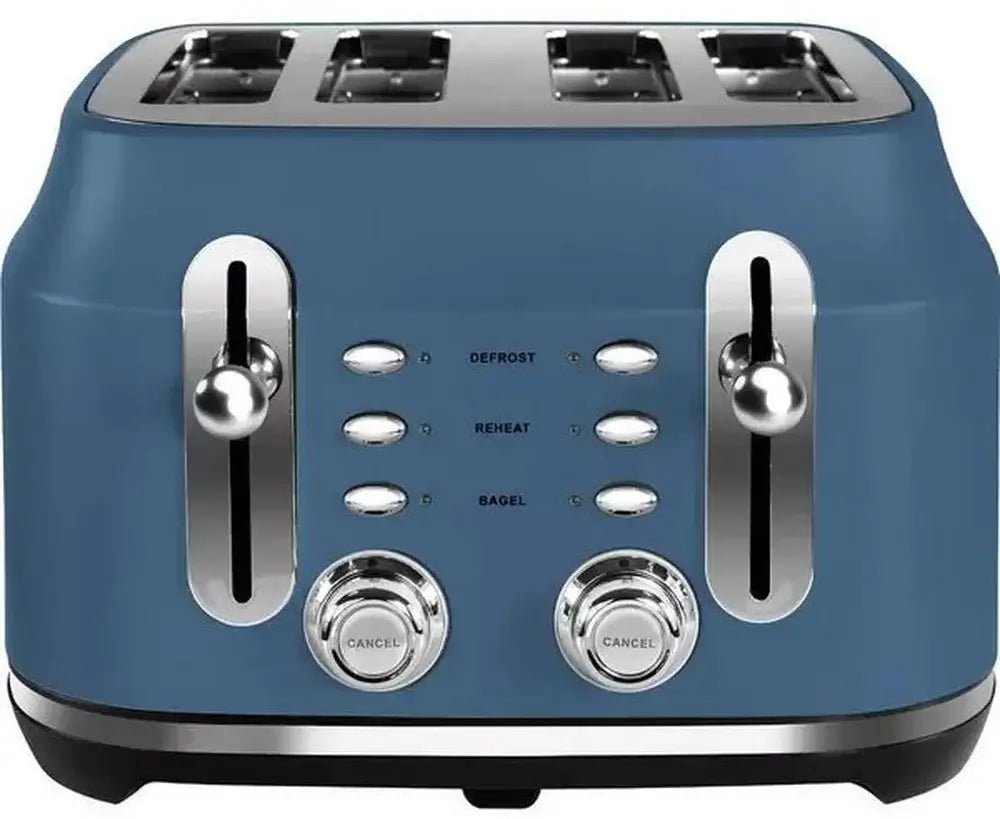 Rangemaster RMCL4S201SB 4 Slice Toaster - Stone Blue | Atlantic Electrics