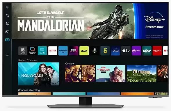 Samsung QE43QN90C (2023) Neo QLED HDR 4K Ultra HD Smart TV, 43 inch with TVPlus & Dolby Atmos, Carbon Silver | Atlantic Electrics