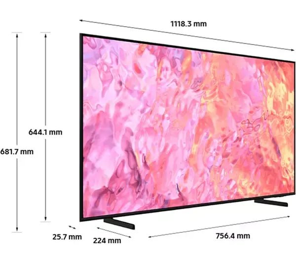 SAMSUNG QE50Q60CAUXXU 50" Smart 4K Ultra HD HDR QLED TV with Bixby & Alexa - Black | Atlantic Electrics