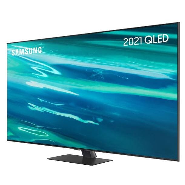 Samsung QE50Q80A (2021) QLED HDR 1000 4K Ultra HD Smart TV, 50 inch with TVPlus-Freesat HD, Black | Atlantic Electrics