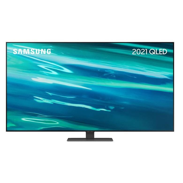 Samsung QE50Q80A (2021) QLED HDR 1000 4K Ultra HD Smart TV, 50 inch with TVPlus-Freesat HD, Black | Atlantic Electrics