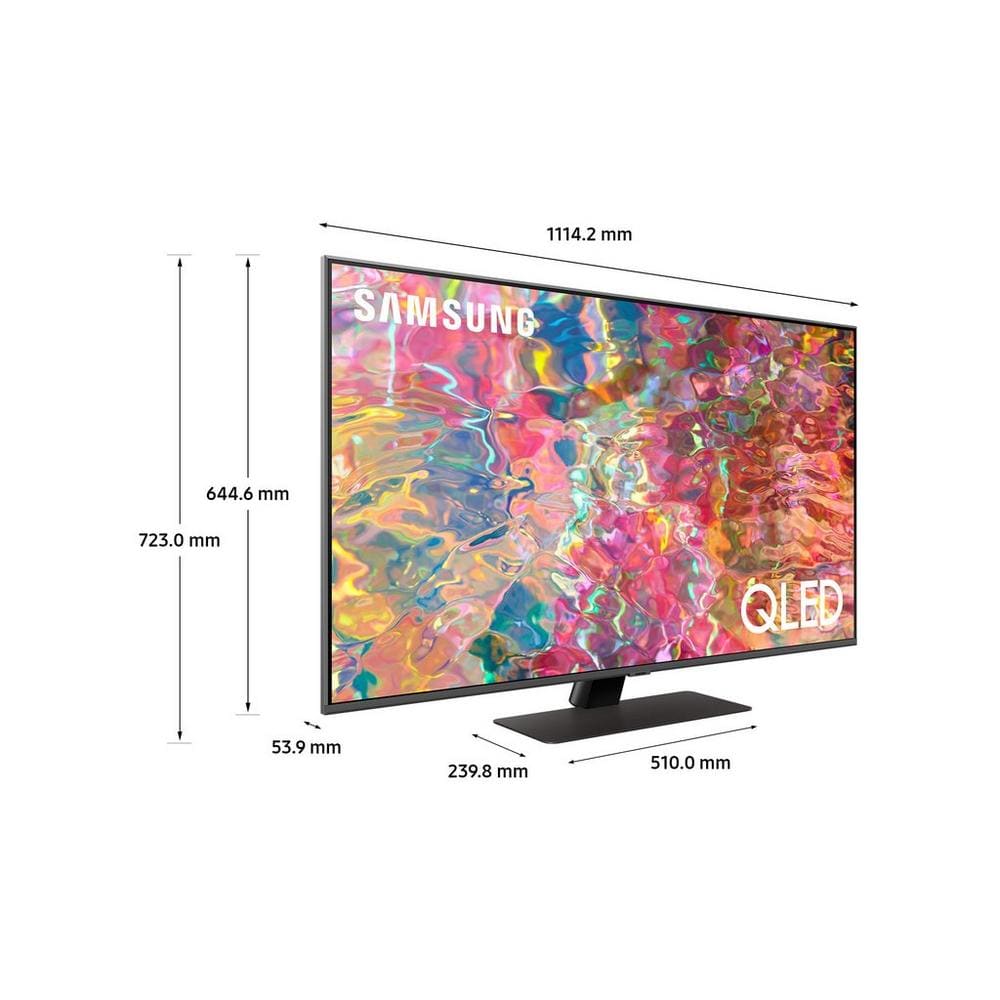 Samsung QE50Q80BATXXU 50" 4K HDR QLED Smart TV with Voice Assistants | Atlantic Electrics