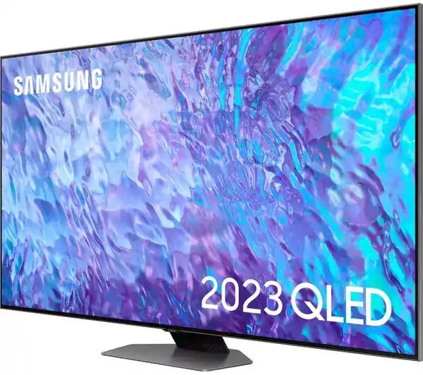 SAMSUNG QE55Q80CATXXU 55" Smart 4K Ultra HD HDR QLED TV with Bixby, Alexa & Google Assistant - Carbon Silver | Atlantic Electrics
