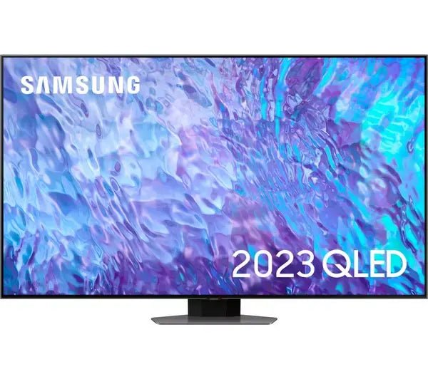 SAMSUNG QE55Q80CATXXU 55" Smart 4K Ultra HD HDR QLED TV with Bixby, Alexa & Google Assistant - Carbon Silver | Atlantic Electrics
