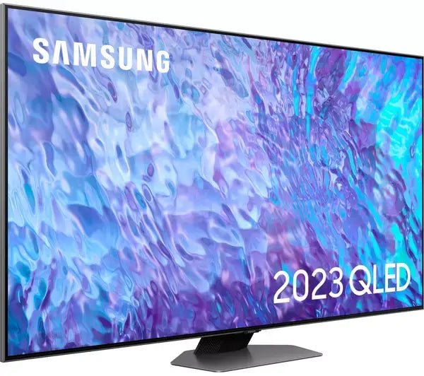 SAMSUNG QE55Q80CATXXU 55" Smart 4K Ultra HD HDR QLED TV with Bixby, Alexa & Google Assistant - Carbon Silver | Atlantic Electrics