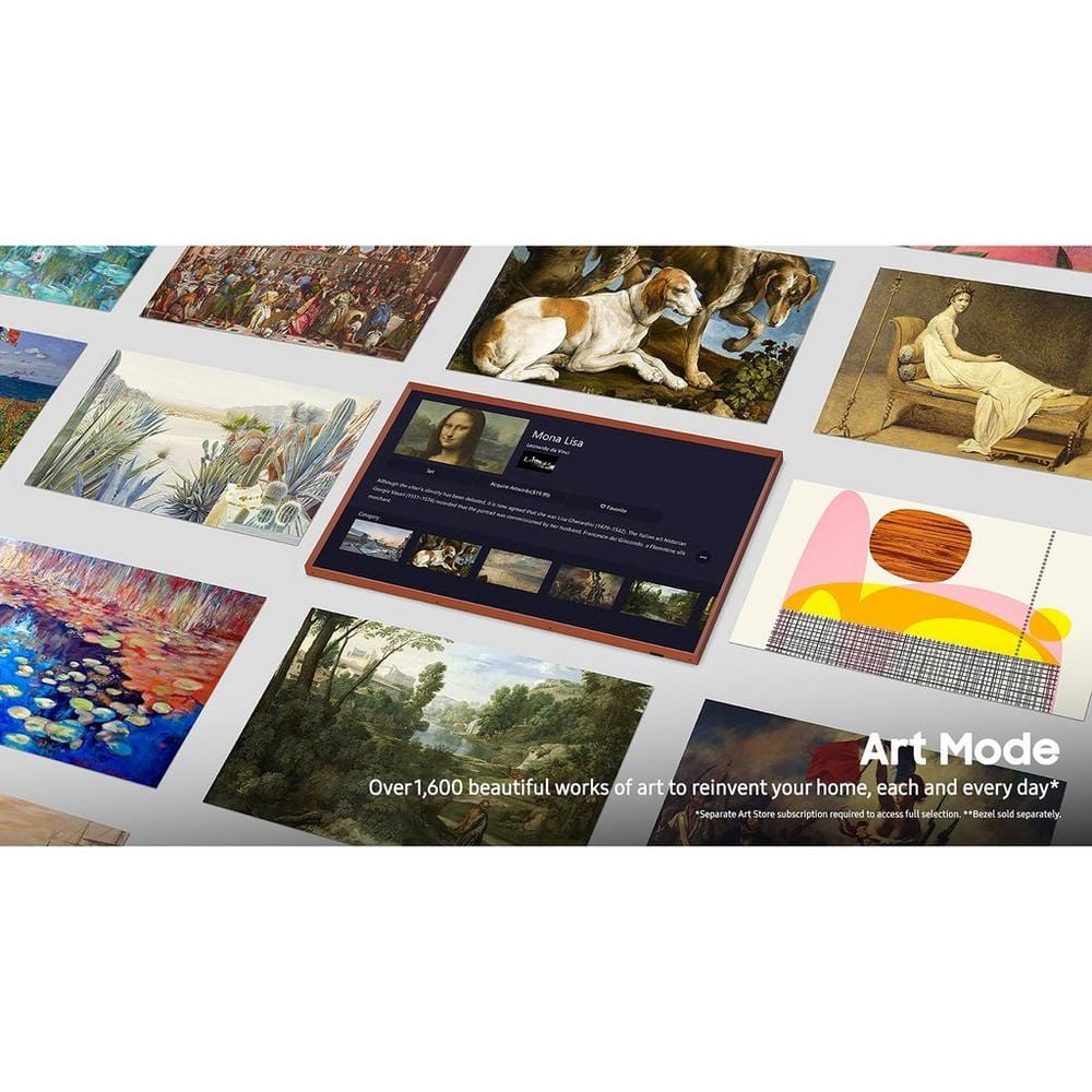 Samsung QE75LS03BAUXXU 75" The Frame 4K QLED Smart TV with Voice Assistant | Atlantic Electrics