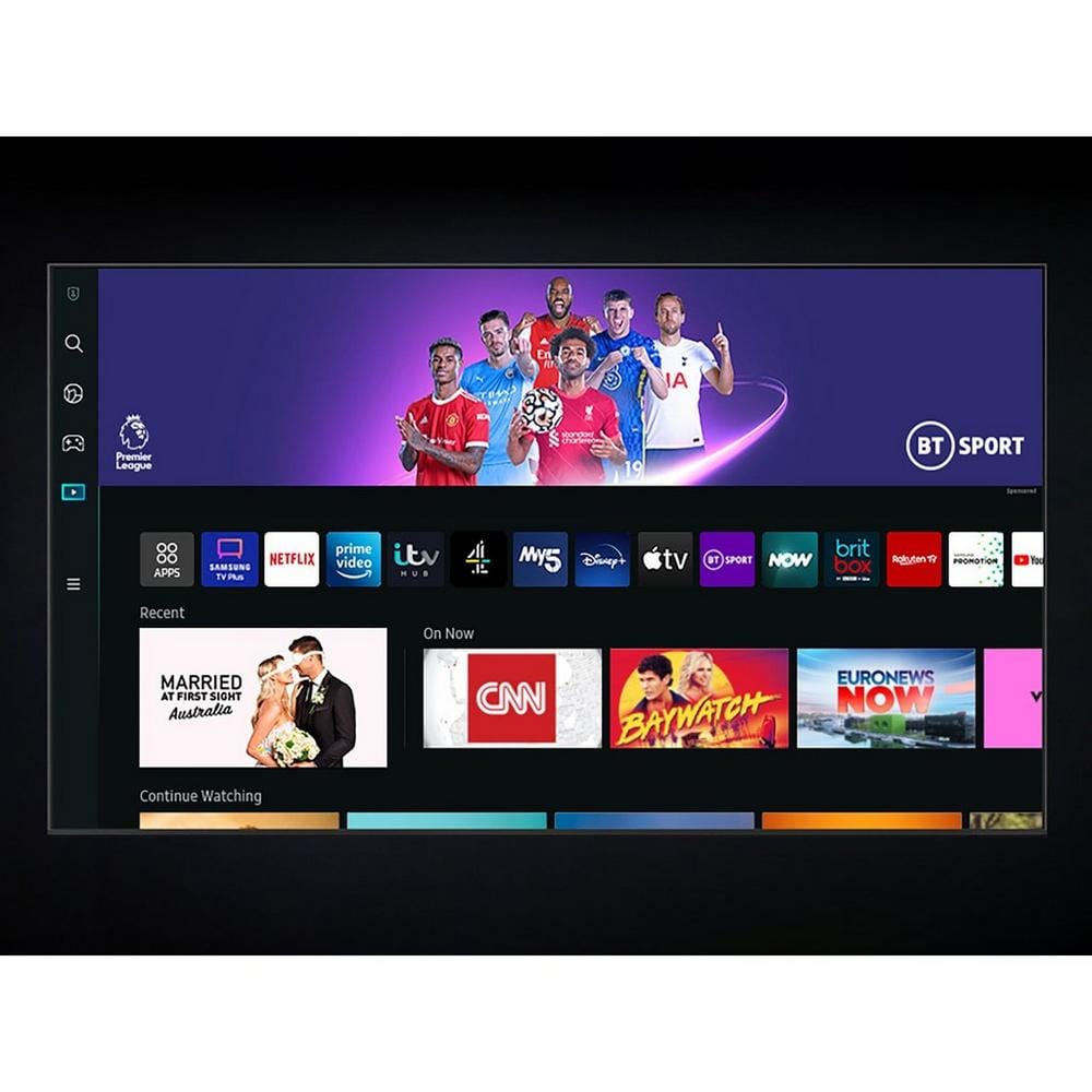 Samsung QE75QN90B (2022) 75" Neo QLED 4K HDR Smart TV, 167cm Wide - Sand Black | Atlantic Electrics