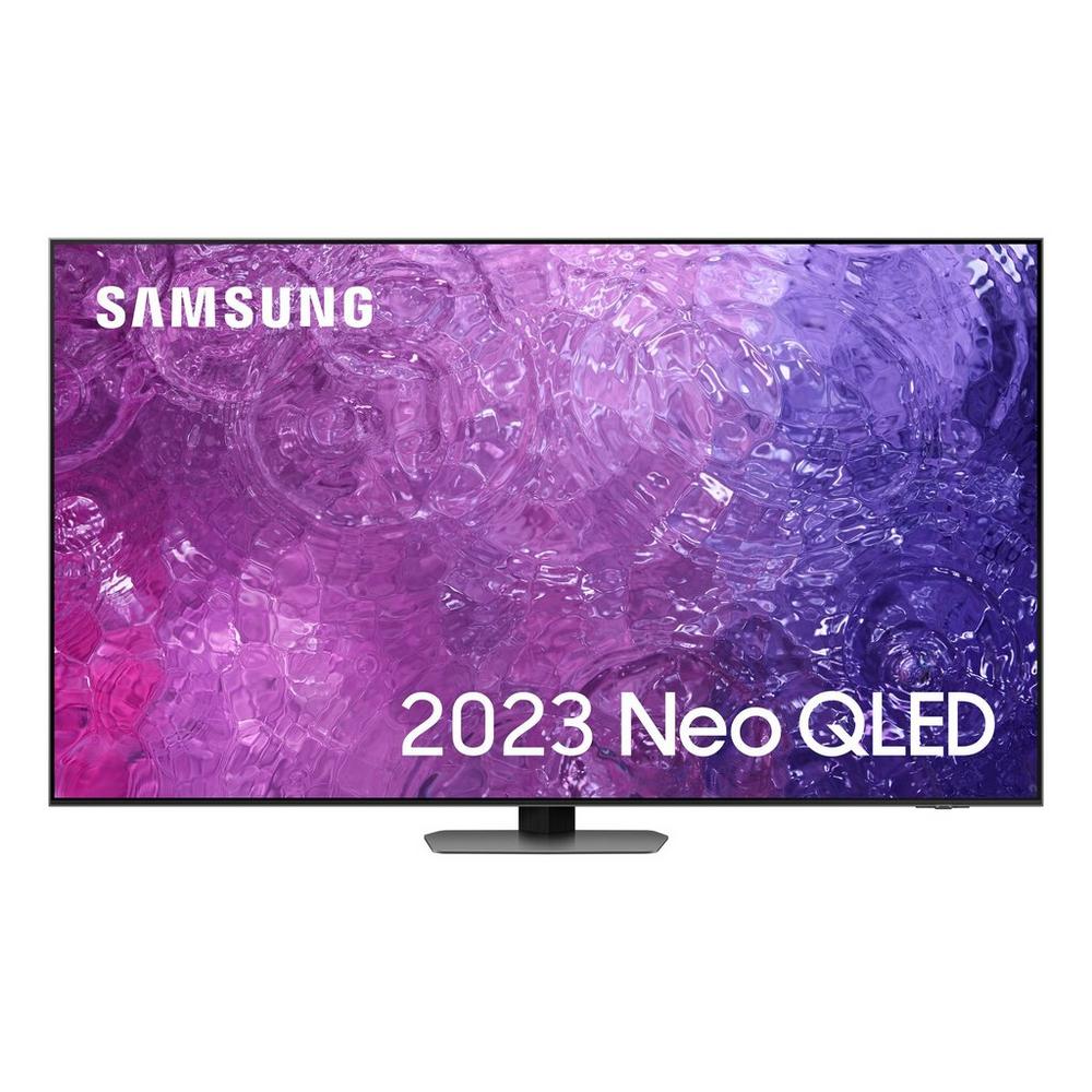 Samsung QE85QN90CATXXU 85" 4K HDR Neo QLED Smart TV - Carbon Silver | Atlantic Electrics