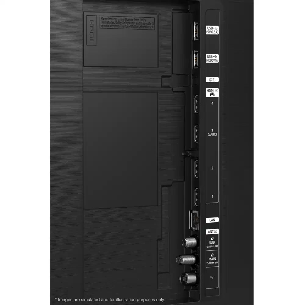 Samsung QE85QN90CATXXU 85" 4K HDR Neo QLED Smart TV - Carbon Silver | Atlantic Electrics