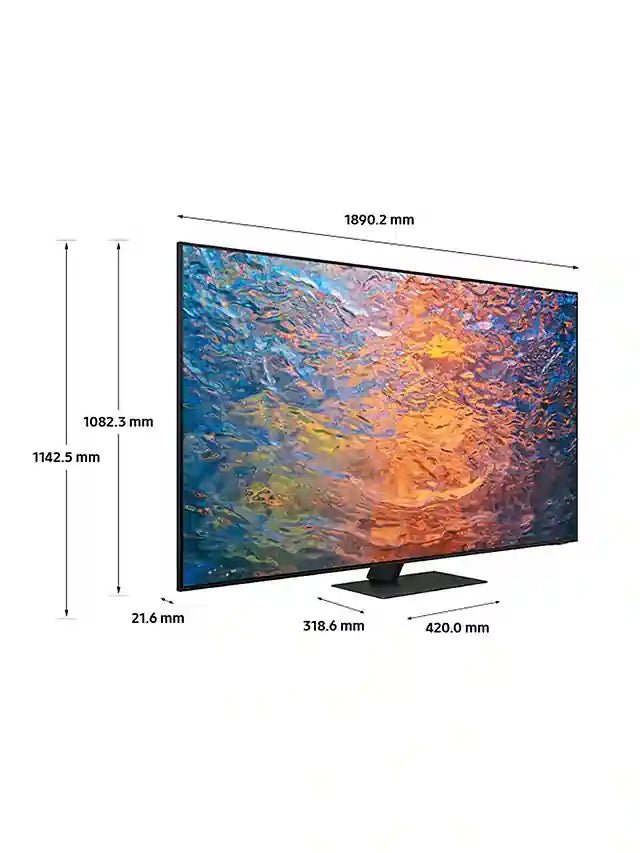 Samsung QE85QN95CATXXU 85" 4K HDR Flagship Neo QLED Smart TV - Slate Black | Atlantic Electrics