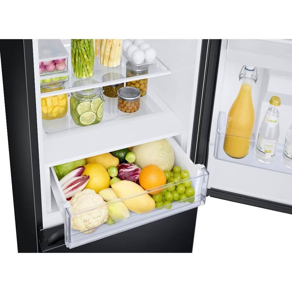 Samsung RB34T632EBN 60cm 70-30 Frost Free Fridge Freezer - Black - Atlantic Electrics - 39478383509727