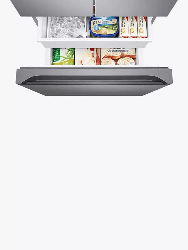 Samsung RF50A5202S9 Non-Plumbed Freestanding 75-25 French Fridge Freezer, Stainless Steel | Atlantic Electrics
