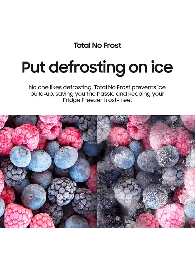 Samsung RF50A5202S9 Non-Plumbed Freestanding 75-25 French Fridge Freezer, Stainless Steel | Atlantic Electrics