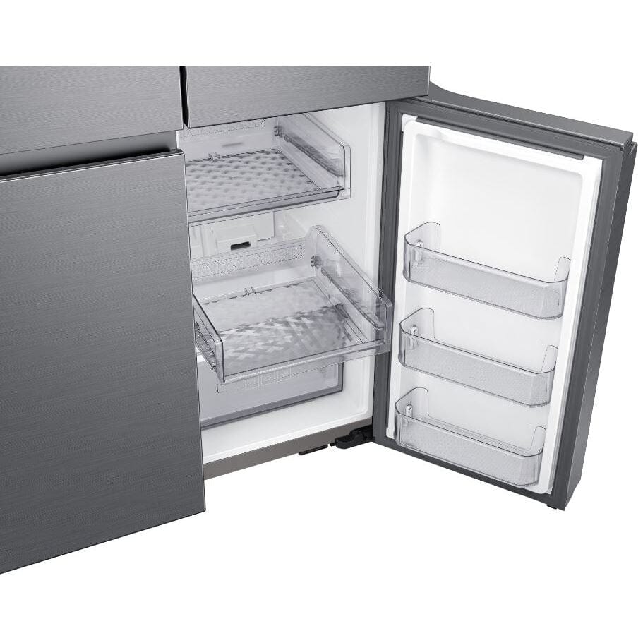 Samsung RF65A967FS9-EU Plumbed Four Door American Fridge Freezer with Beverage Centre Water Dispenser Refined Inox | Atlantic Electrics
