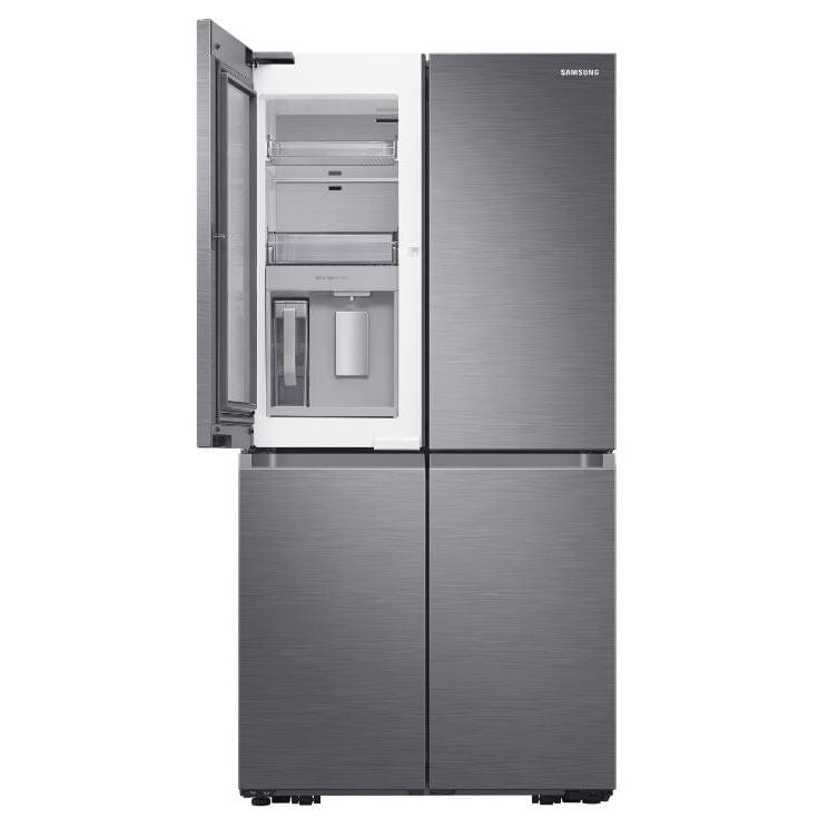 Samsung RF65A967FS9-EU Plumbed Four Door American Fridge Freezer with Beverage Centre Water Dispenser Refined Inox | Atlantic Electrics