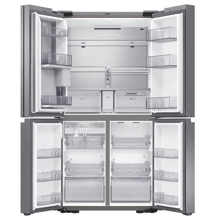 Samsung RF65A967FS9-EU Plumbed Four Door American Fridge Freezer with Beverage Centre Water Dispenser Refined Inox | Atlantic Electrics