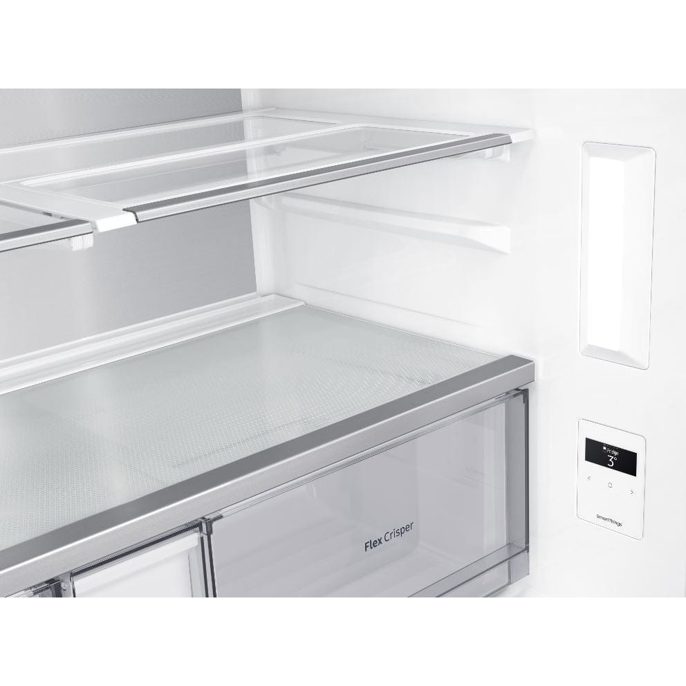 Samsung RF65A967FS9-EU Plumbed Four Door American Fridge Freezer with Beverage Centre Water Dispenser Refined Inox | Atlantic Electrics
