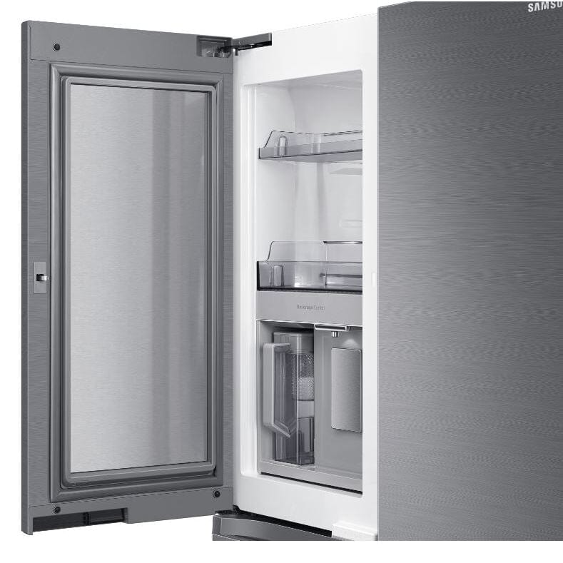 Samsung RF65A967FS9-EU Plumbed Four Door American Fridge Freezer with Beverage Centre Water Dispenser Refined Inox | Atlantic Electrics