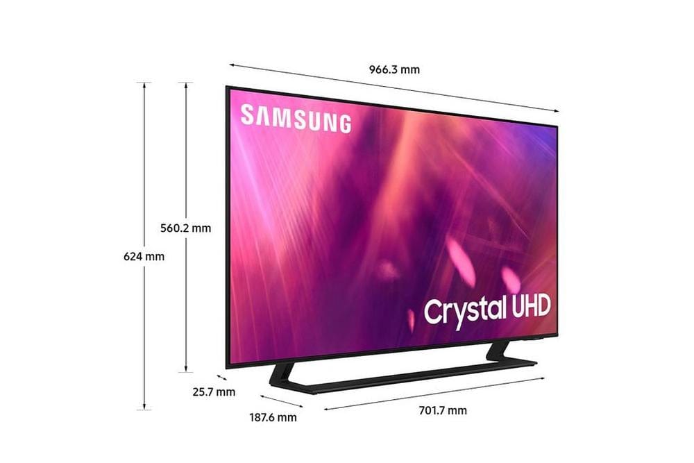 Samsung UE43AU9000KXXU 43" Crystal UHD 4K HDR Smart TV - Atlantic Electrics - 39478388228319