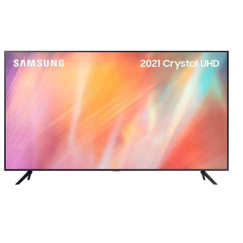 Samsung UE50AU7100 (2021) HDR 4K Ultra HD Smart TV, 50 inch with TVPlus, Black - Atlantic Electrics - 39478388490463