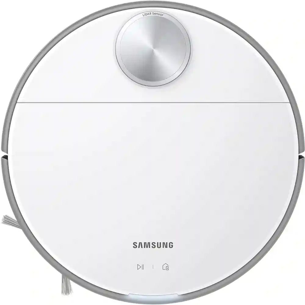 SAMSUNG Jet Bot+ VR30T85513W/EU Robot Vacuum Cleaner with built-in Clean Station - Misty White | Atlantic Electrics