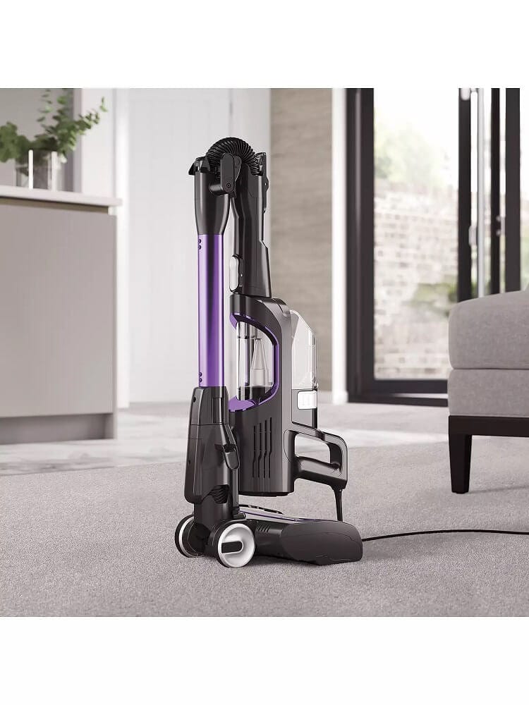 Shark Anti Hair Wrap Corded Stick Vacuum Cleaner with Flexology Purple HZ500UK | Atlantic Electrics