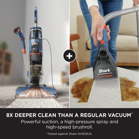 Shark EX150UK CarpetXpert Deep Carpet Cleaner Navy | Atlantic Electrics