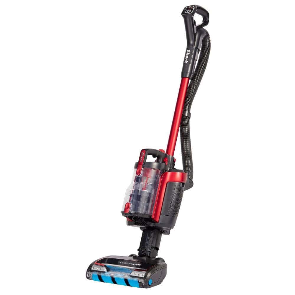 Shark ICZ300UK Cordless Upright Vacuum Cleaner with Anti Hair Wrap, 60 Minute Run Time Battery, DuoClean Floorhead, Powered Lift-Away, LED Headlights, Dusting Brush, Crevice & Upholstery Tools, Red | Atlantic Electrics