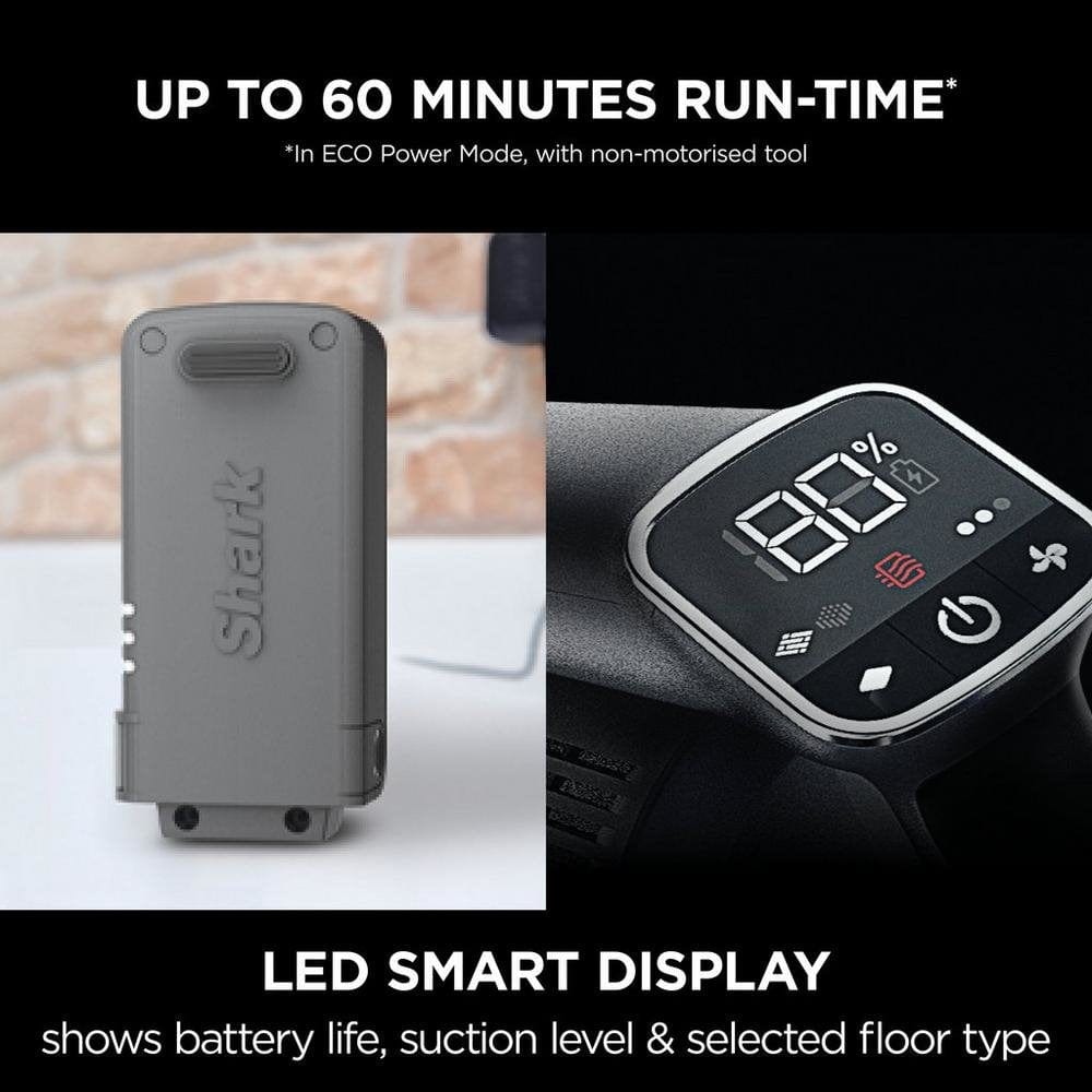 Shark IZ300UK Anti Hair Wrap Cordless Stick Vacuum Cleaner with PowerFins & Flexology 60 Minute Run Time Copper | Atlantic Electrics