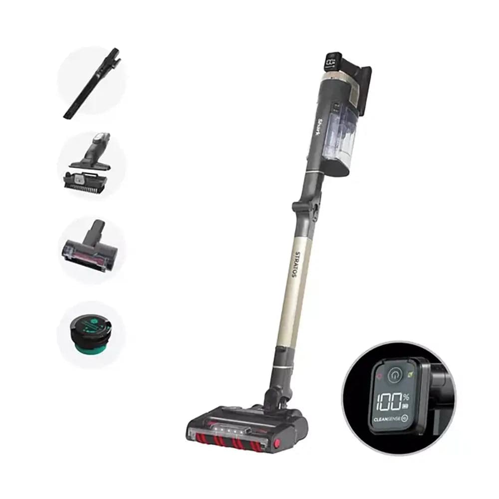 Shark IZ400UKT Stratos Cordless Stick Vacuum Cleaner Pet Pro Model 60 Minutes Run Time Copper | Atlantic Electrics