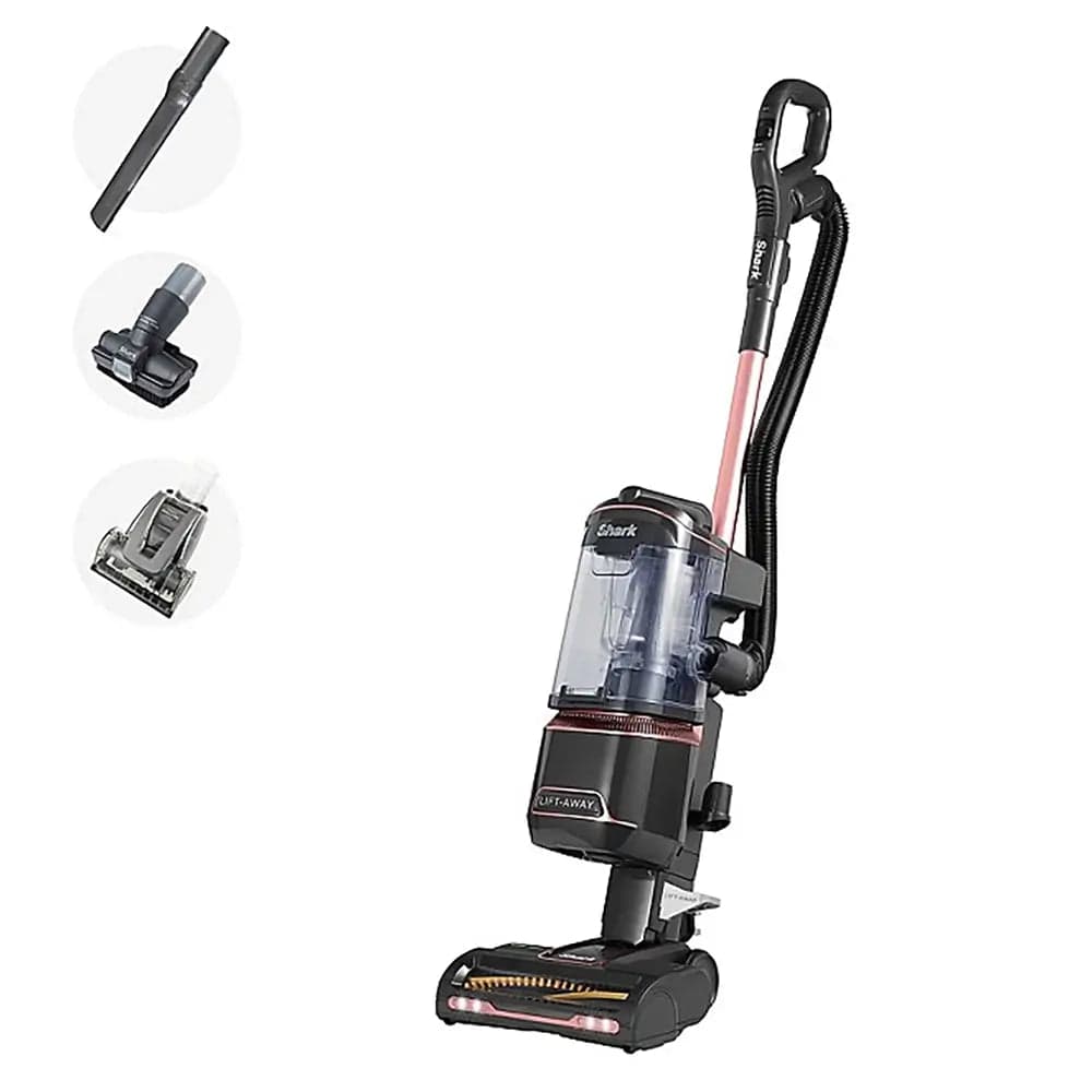 Shark NZ690UKT Anti Hair Wrap Upright Vacuum Cleaner, Includes Pet Tool, 28.5cm Wide - Rose Gold | Atlantic Electrics - 39478410772703 