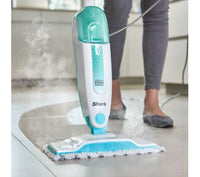 Thumbnail Shark S1000UK Steam Mop White/Mint Green - 39478410936543