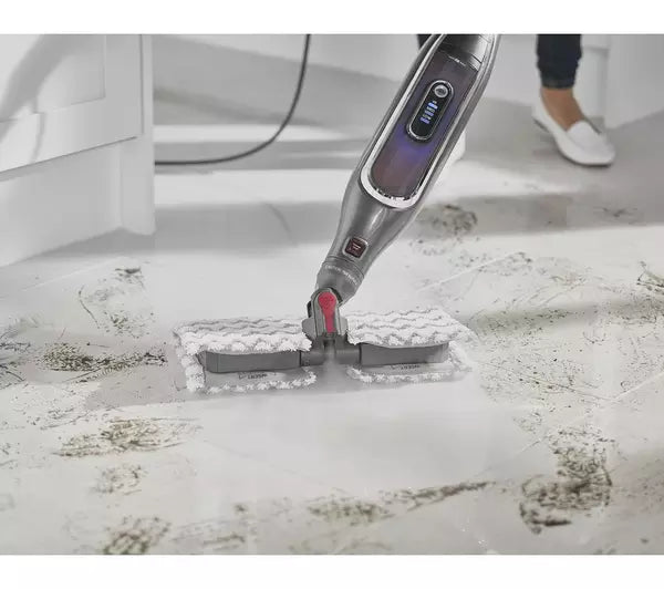 Shark S6003UK Klik n Flip Automatic Steam Pocket Mop - Grey - Atlantic Electrics - 40770237038815