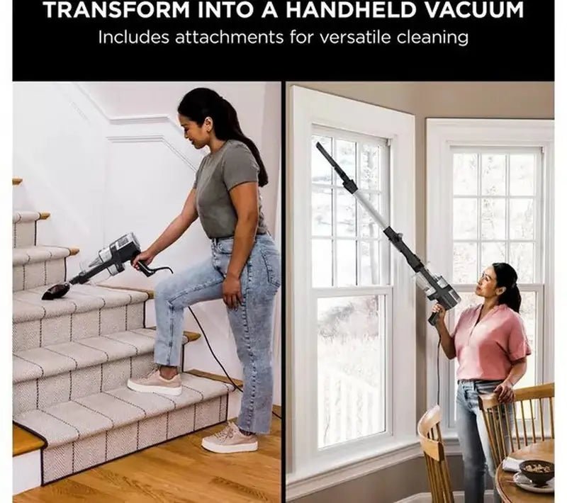 Shark Stratos HZ3000UKT Anti Hair Wrap Plus Anti-Odour Corded Stick Vacuum Cleaner - Black/Chrome | Atlantic Electrics