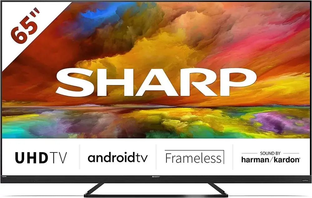 Sharp 4T-C65EQ3KM2AG 65" 4K Ultra HD Andriod Smart TV with Quantum Dot | Atlantic Electrics