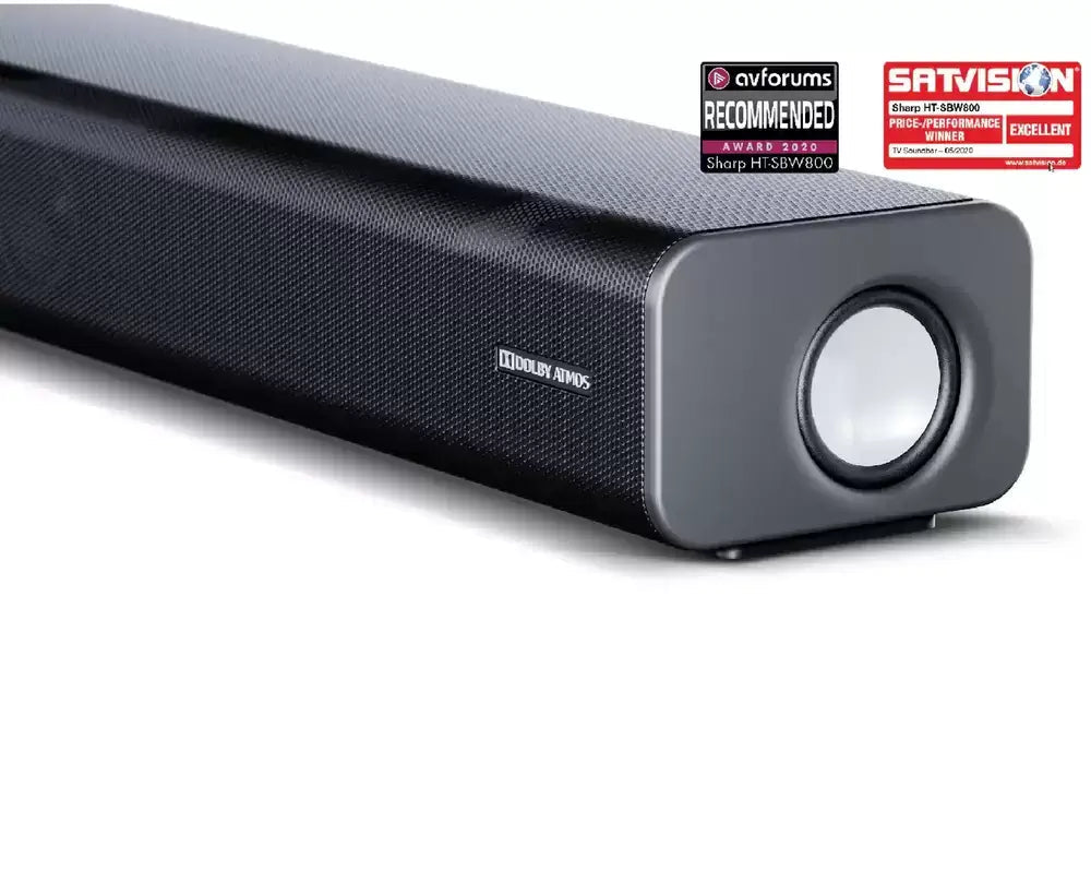 Sharp HT-SBW800 Wireless 5.1.2 ch Soundbar - Black | Atlantic Electrics