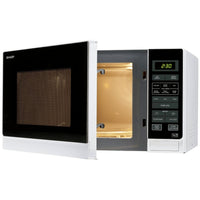 Thumbnail Sharp R372WM 25 Litre Solo Microwave White - 39478419587295