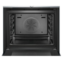 Thumbnail Siemens HB632GBS1B iQ700 Huge 71L Electric Built In Single Fan Oven - 39478422831327