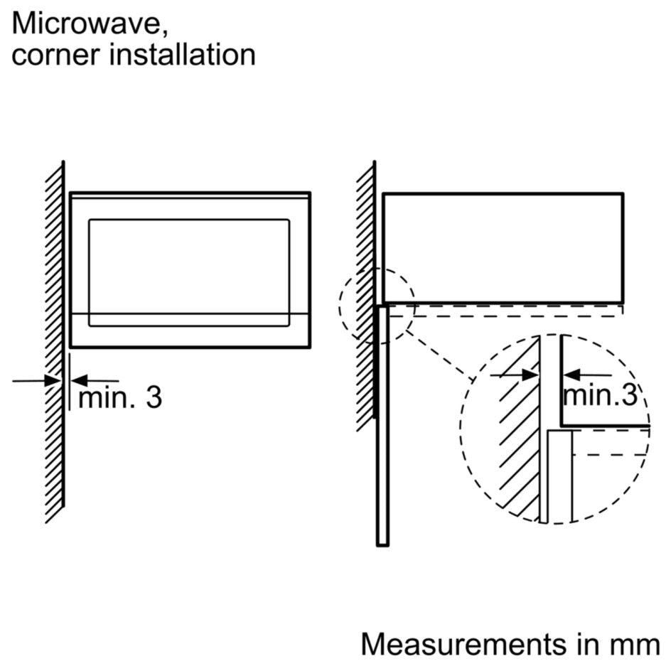 Siemens iQ500 BF555LMS0B 25L 900W Built-In Microwave - Stainless Steel | Atlantic Electrics