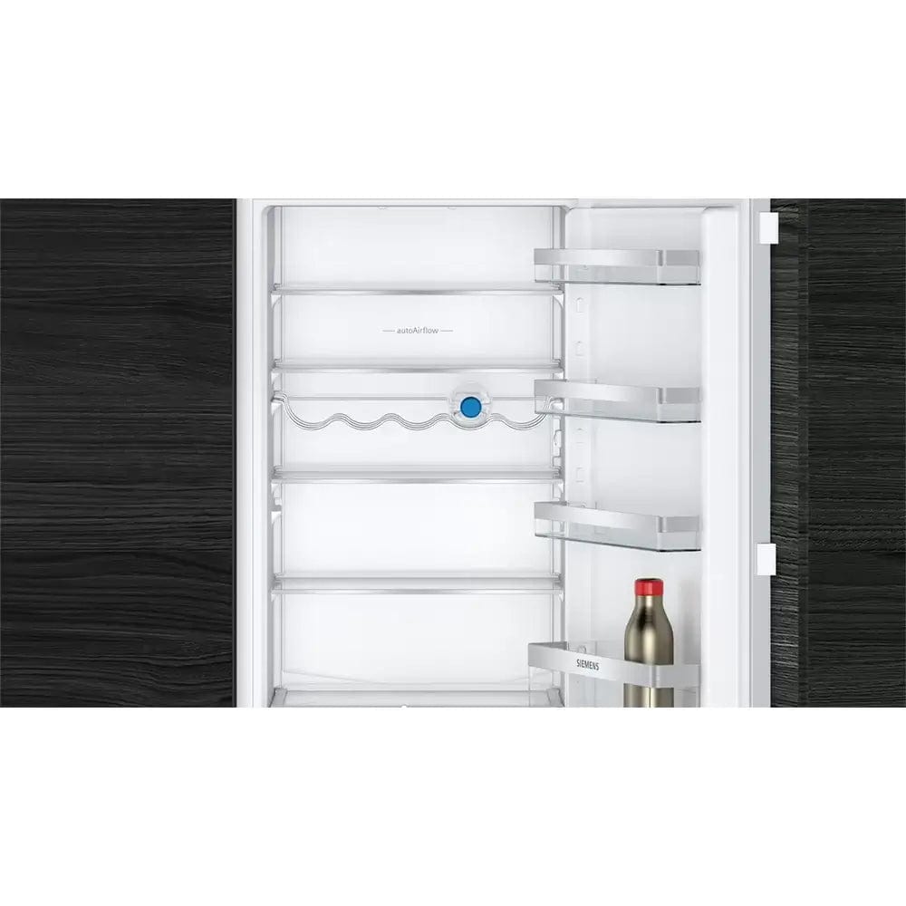 Siemens KI87VVFE0G iQ300 Built-In Fridge Freezer with Freezer at Bottom, 70/30 Split, Flat Hinge - 54.1cm Wide | Atlantic Electrics