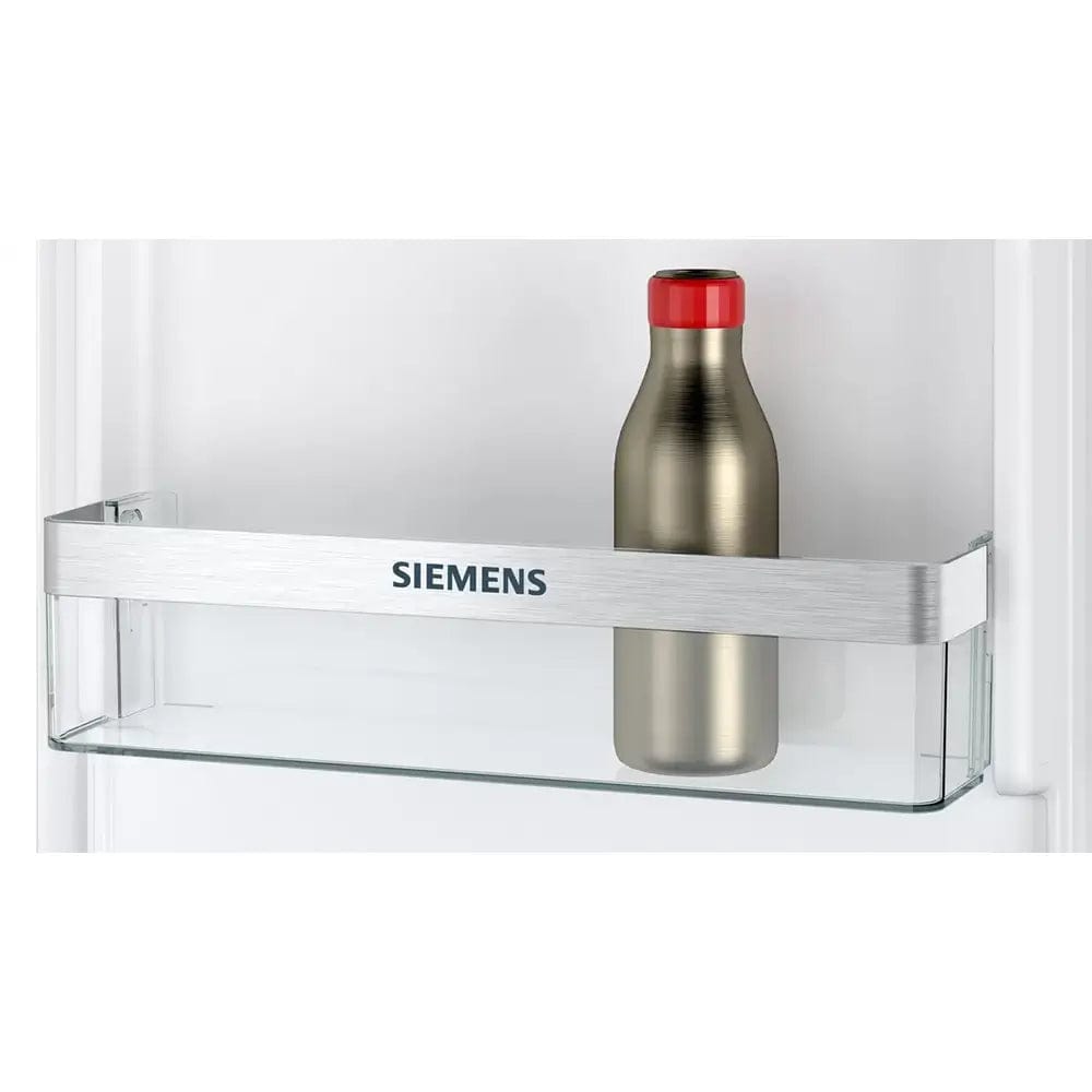 Siemens KI87VVFE0G iQ300 Built-In Fridge Freezer with Freezer at Bottom, 70/30 Split, Flat Hinge - 54.1cm Wide | Atlantic Electrics